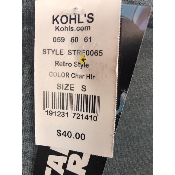 STAR WARS Fleece Sweatshirt Retro Small Mens Last Jedi - NEW $40 - Picture 6 of 8